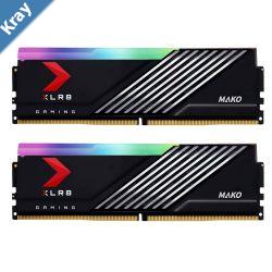 PNY XLR8 Gaming MAKO EPICX RGB DDR5 6400MHz PC551200 32GB2x16GB Voltage 1.4V MD32GK2D5640032MXRGB HYNIX