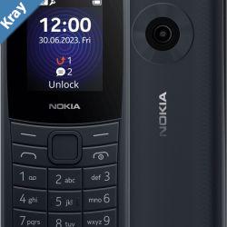 Nokia 110 4G 128MB  Midnight Blue 1GF018NPE1L01AU STOCK 1.8 48MB128MB Dual SIM 1450mAh 2YR