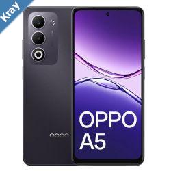 OPPO A5 4G 128GB  Midnight Purple CPH2727AU PURPLEAU STOCK 6.67 HD 120Hz 6GB128GB 50MP5MP Dual SIM 6000mAhIP65 2 Years Warranty