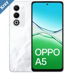 OPPO A5 4G 128GB  Mist White CPH2727AU WHITEAU STOCK 6.67 HD 120Hz 6GB128GB 50MP5MP Dual SIM 6000mAhIP65 2 Years Warranty