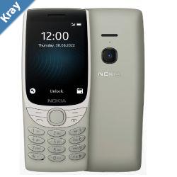 Nokia 8210 4G 128MB  Sand 16LIBG21A05AU STOCK 2.8 48MB128MB 0.3MP Dual SIM 1450mAh Removable 2YR