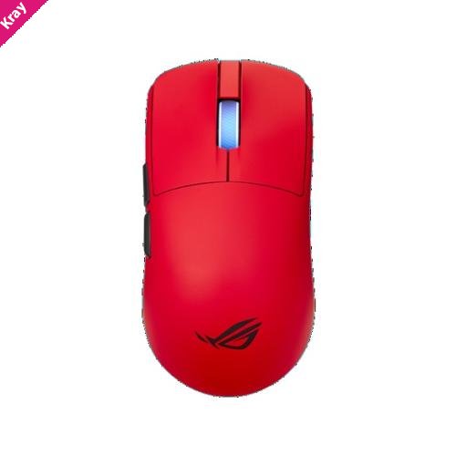 ASUS ROG Harpe II Ace Gaming Mouse Red, wireless, 42000DPI, 750IPS, 50G, 8000Hz, ROG AimPoint Pro, optical switch, Bluetooth/RF/USB