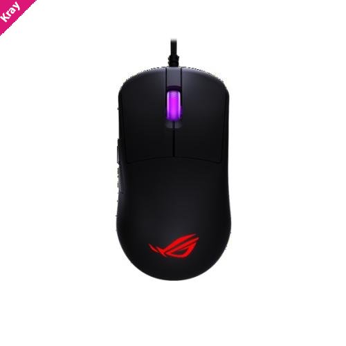 ASUS ROG Harpe Mini Core Gaming Mouse - Black, wired USB, ROG Micro Switch II, 1000Hz, RGB LED, AURA Sync, paracord cable