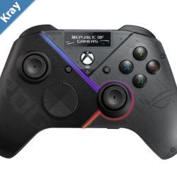 ASUS ROG Raikiri Pro Wireless PC Controller Builtin OLED display 4 Rear Buttons Trimode Connectivity