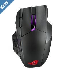 ASUS ROG Spatha X Gaming Mouse 19000 dpiExclusive PushFit Switch Sockets ROG Micro Switches ROG Paracord and Aura Sync RGB lighting