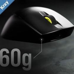 Corsair M75 Air Slipstrem Wireless up to 34hrs and 100hrs with BT. 60g  26000 DPI Optical Sensor iCUE Software.  Gaming Mouse Black