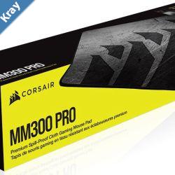 Corsair MM300 PRO Premium SpillProof Cloth Gaming Mouse Pad  Medium  360mm x 300mm x 3mm Graphic Surface