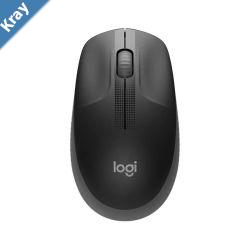 Logitech M190 FullSize Wireless Mouse  Charcoal