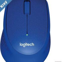 Logitech M331 SILENT PLUS  Wireless Mouse Blue  DPI MinMax 1000  1Year Limited Hardware Warranty