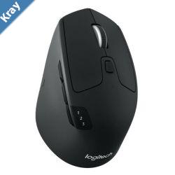 Logitech M720 Triathlon MultiDevice Wireless Bluetooth Mouse with Flow CrossComputer Control  File Sharing for PC  Mac EasySwitch up to 3 Devices