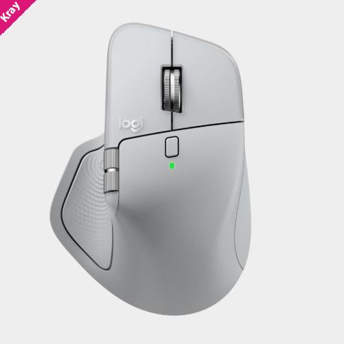 Logitech MX Master 4 Wireless Mouse - Pale Grey