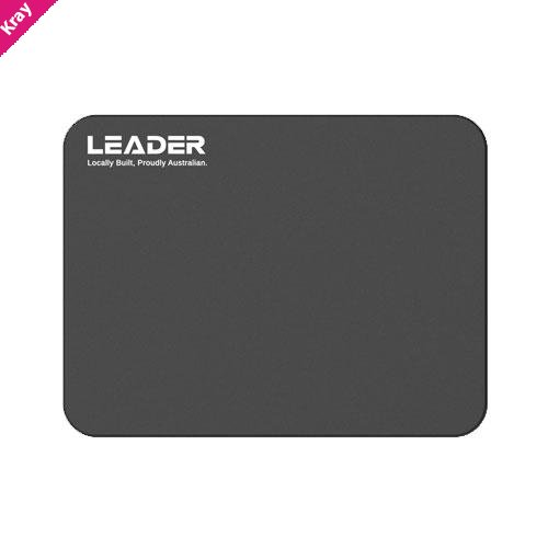 Leader Mouse Mat 2 Black, new logo