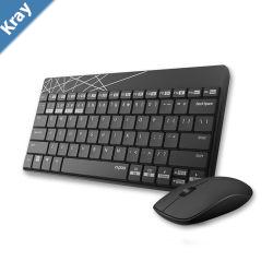 RAPOO 8000M Compact Wireless Multimode Bluetooth 2.4Ghz 3 Device Keyboard and Mouse Combo