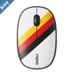 LS RAPOO Multimode wireless Mouse  Bluetooth 3.0 4.0 and 2.4G Fashionable and portable removable cover Silent switche 1300 DPI Germany world cup