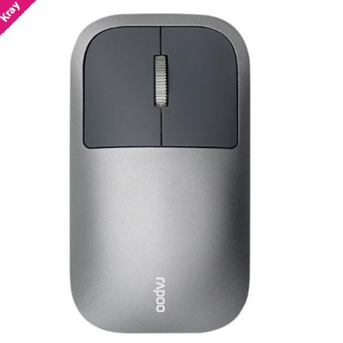 RAPOO M700  SILVER Wireless Mouse 2.4G/BT 5.0 1300DPI Long Battery Life Wireless Charging