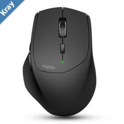 RAPOO MT550 MultiMode Wireless Mouse  Adjustable DPI 16000DPI Smart Switch up to 4 devices 12 months Battery Life Ideal for Desktop PC Notebook