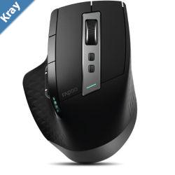 RAPOO MT750S MultiMode Bluetooth  2.4G Wireless Mouse  Upto DPI 3200 Rechargeable Battery  MX Master Alternative  910005710