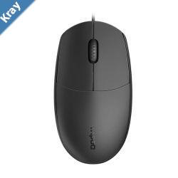 RAPOO N100 Wired USB Optical 1600DPI Mouse Black  No Driver Required Designed for Notebook Laptop Desktop PC Buy 10 Get 1 Free