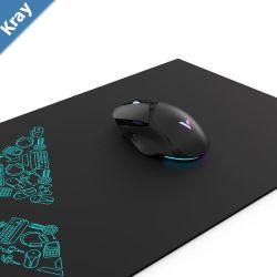 RAPOO V1L Mouse Pad  Extra Large Mouse Mat AntiSkid Bottom Design DirtResistant WearResistant ScratchResistant Suitable for GamersGami