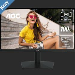 AOC 23.8 IPS. 1920  1080 FHD 100Hz 8ms GtG bw HDMI 1.4 x1VGA x1 Adaptive Sync.IPS Monitor  Replace 24B20JH2