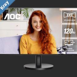 AOC 23.8 1920  1080 FHD. 120Hz. 1ms. 4ms. AntiBlue Light USBC DP Alt 65W  1 HDMI 1.4 1.2Wx2 Speakers. IPS Monitor 2025 New