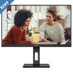 AOC 23.8 IPS 4ms Full HD  DP HDMI VGA. Tilt Low Blue Mode Flicker Free 2x Speakers. Vesa 100 3 side Frameless Height Adjust Monitor