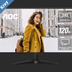 AOC 27 120Hz IPS 1920  1080 FHD 300 cdm2  VGA  1 HDMI 1.4  1 1ms Adaptive Sync Office and Home monitor. 2025