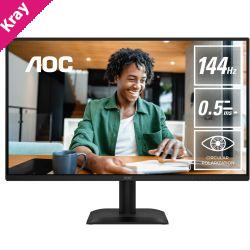 AOC 27E40L,27' IPS,FHD 1920x1080@144Hz,4ms/0.5ms,300cd/m²,1500:1,HDMI+DP,178°,VESA100