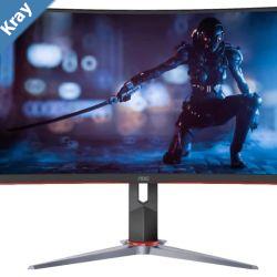 AOC 27 Super Curved 1000R 2K QHD 165hz VA  FreeSync Premium 1ms HDR10  DP HDMI HAS Flicker Free Low Blue Mode VESA 100 Gaming Monitor