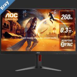 AOC 27 260Hz 2560  1440 QHD 0.3ms HDR400 Fast IPS HDMI2.0  1 DisplayPort1.4  1 Adaptive Sync  Height Adjust Gaming Monitor