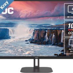 AOC U32V5N 32 4K 3840  2160 VA 300 Cdm 4ms GtG VESA x 100.  HDMI 2.0 x 2 DP 1.4 x 2 Office and Business Monitor LS