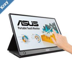 ASUS MB16AMT 15.6 ZenScreen Portable USB Touch Monitor IPS Full HD 10point Touch Builtin Battery 7800mAh USB TypeC MicroHDMI 0.9KG 9mm