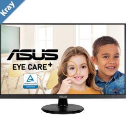 ASUS VA27DQF 27 Eye Care Gaming Monitor IPS Full HD Frameless 100Hz AdaptiveSync 1ms MPRT HDMI DisplayPort Low Blue Light Flicker Free Wa