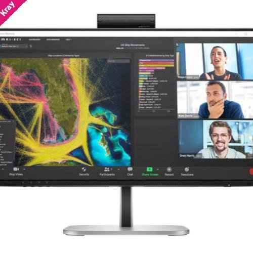 HP Series 5 Pro 524PM 24' 100Hz FHD IPS Monitor Anti-Glare 1920x1080 16:9 5ms Height Adjustment Tilt Swivel Pivot DP HDMI USB-C VESA 3yrs