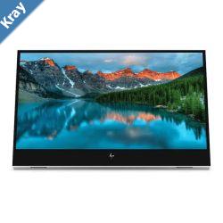 HP E14 14 FHD IPS USBC Portable Monitor 1920x1080 Dual USB TypeC Tilt Adjustable Low Light Mode Slim Lightweight includes Sleeve 3yrs wty