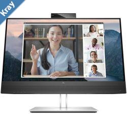 HP E24MV G4 23.824 FHD Conferencing Monitor 1920x1080 169 5ms Height Adjustable Tilt Swivel Pivot Webcam Speakers 4xUSB Hub VGA DP HDMI VESA 3yrs