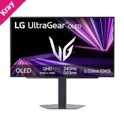 LG 27'UltraGear™ GX7 27-inch 240Hz OLED QHD Gaming Monitor |27GX704A | DisplayHDR™ True Black 400, 0.03ms (GtG), Glare Panel