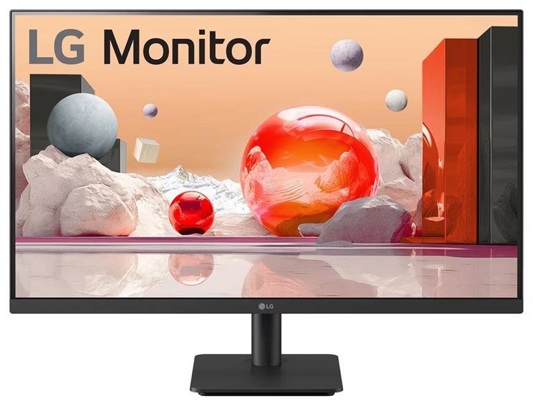 LG 27 FHD IPS Monitor 100Hz AMD FreeSync 1920x1080 169 5ms Tilt Adjustment DSub HDMI Reader Mode Black Stabiliser Slim Bezel 3yrs