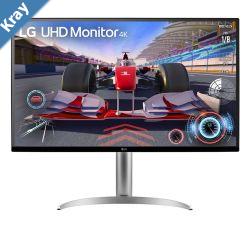 LG 31.5 UHD 4K HDR Monitor VA panel 3840x2160 144Hz 4ms 400 nits DCIP3 90 TiltHeightPivot adjustable