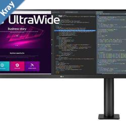 LG 34 UltraWide Ergo QHD IPS HDR Monitor with FreeSync Limited Warranty1 Year Parts and Labor