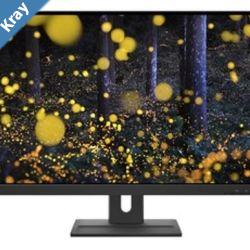 Lenovo ThinkVision E27q20 27 75Hz QHD IPS Monitor 2K 2560x1440 169 4ms Height Adjustable Tilt Swivel Pivot DP HDMI 3yr