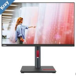 Lenovo ThinkVision P24q30 23.8 24 24 QHD IPS Monitor 2K 2560x1440 169 Height Adjustable Tilt Swivel Pivot HDMI DP1.4 DP 4xUSB3.2 Hub 3yr