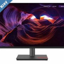 Lenovo ThinkVision P32p 31.532 UHD Monitor 4K 3840x2160 169 Height Adjustable Tilt Swivel Pivot DP HDMI Thunderbolt 4 LAN 3xUSB3.2 Hub 3yr