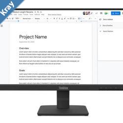 LENOVO ThinkVision S224E 21.5 FHD IPS Monitor 1920x1080 100Hz 169 4ms AntiGlare Titl VGA HDMI VESA 3yr wty Black