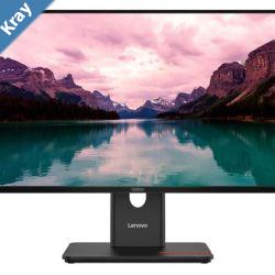 LENOVO ThinkVision T2440 23.8 120Hz FHD Monitor 1920x1080 169 Height Adjustable Titl Swivel Pivot USBC 15W PD 3xUSBA VGA DP HDMI Hub63CFMAR1AU