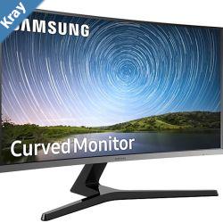 Samsung R500 27 60Hz FreeSync IPS FHD Curved Gaming Monitor 1920x1080 4ms 16.7M 1800R Tilt VESA DSub HDMI Bezeless Game Mode  LS27R350FHEXXY
