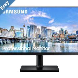 Samsung T45F 23.824 75Hz FreeSync IPS FHD Monitor 1920x1080 169 5ms Height Adjust Tilt Swivel Pivot DP 2xHDMI 2xUSB Hub VESA Game Mode FlickerFree