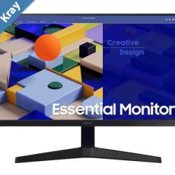 Samsung 24 S31 Essentia FHD Monitor 1920 x1080 75Hz 169 250cdm2 IPS HDMI DSub Tilt VESA 100100mm Viewing Angle Eye Saver  Game Picture Black