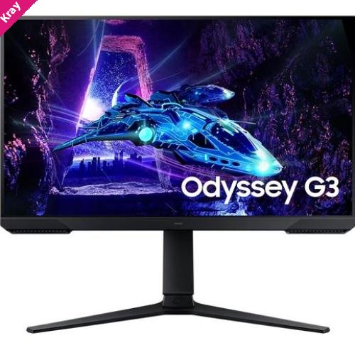 Samsung 23.8'/24' Odyssey G30D FHD Monitor 1920 x1080 180Hz 16:9 250cd/m2 VA HDMI1.4 DP Headphone Tilt HAS Swivel Pivot VESA Gaming Monitor Black