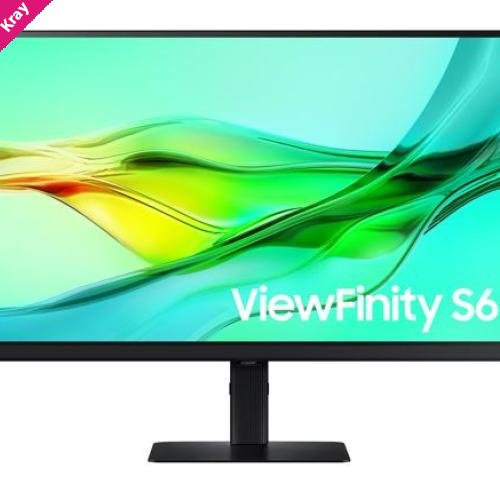 Samsung ViewFinity S60UD 27' QHD Gaming Monitor 2560 x 144 100Hz16:9 5ms VA FreeSync HDR10 DisplayPort HDMI Tilt Swivel Pivot VESA Headphone 3YR WTY